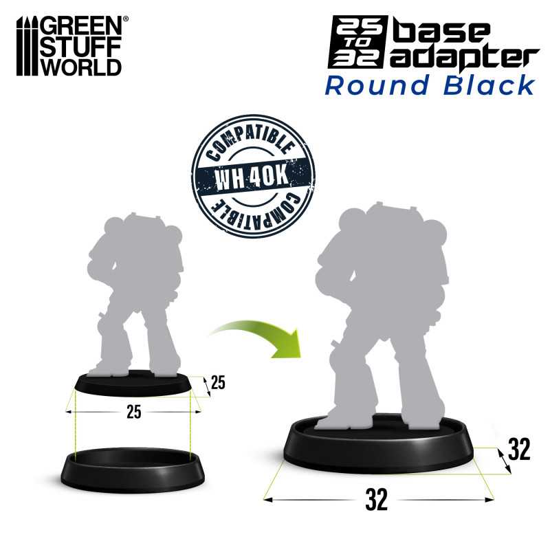 GSW: PEANAS REDONDAS - ADAPTADORAS CON HUECO - 32mm