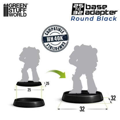 GSW: PEANAS REDONDAS - ADAPTADORAS CON HUECO - 32mm