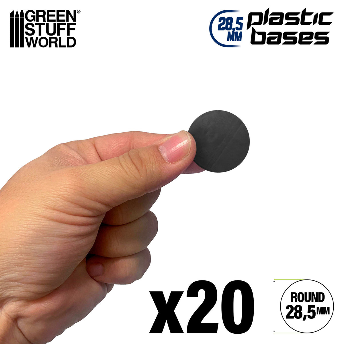 GSW: PEANAS REDONDAS - 28,5mm