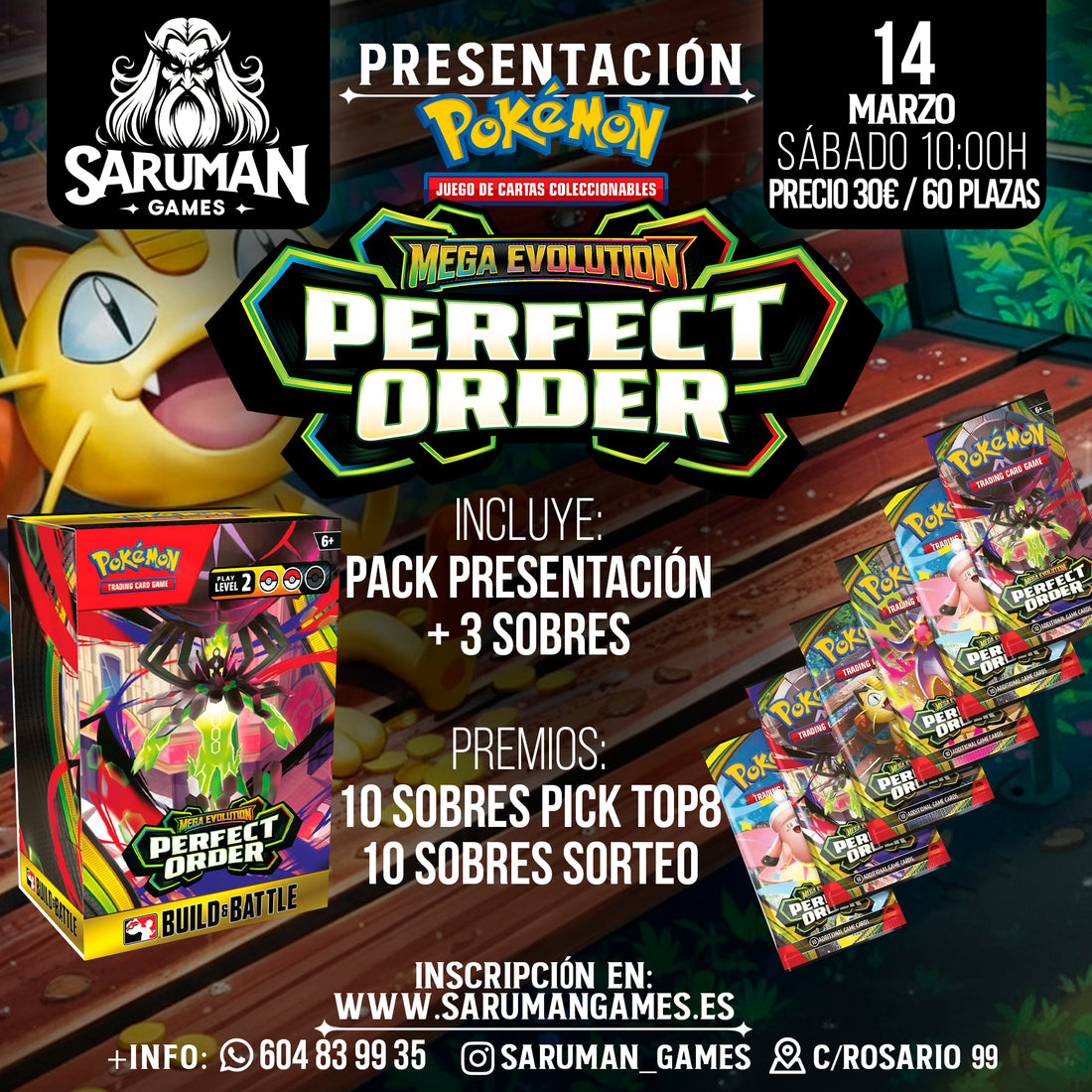 PRESENTACIÓN POKÉMON – MEGA EVOLUTION PERFECT ORDER