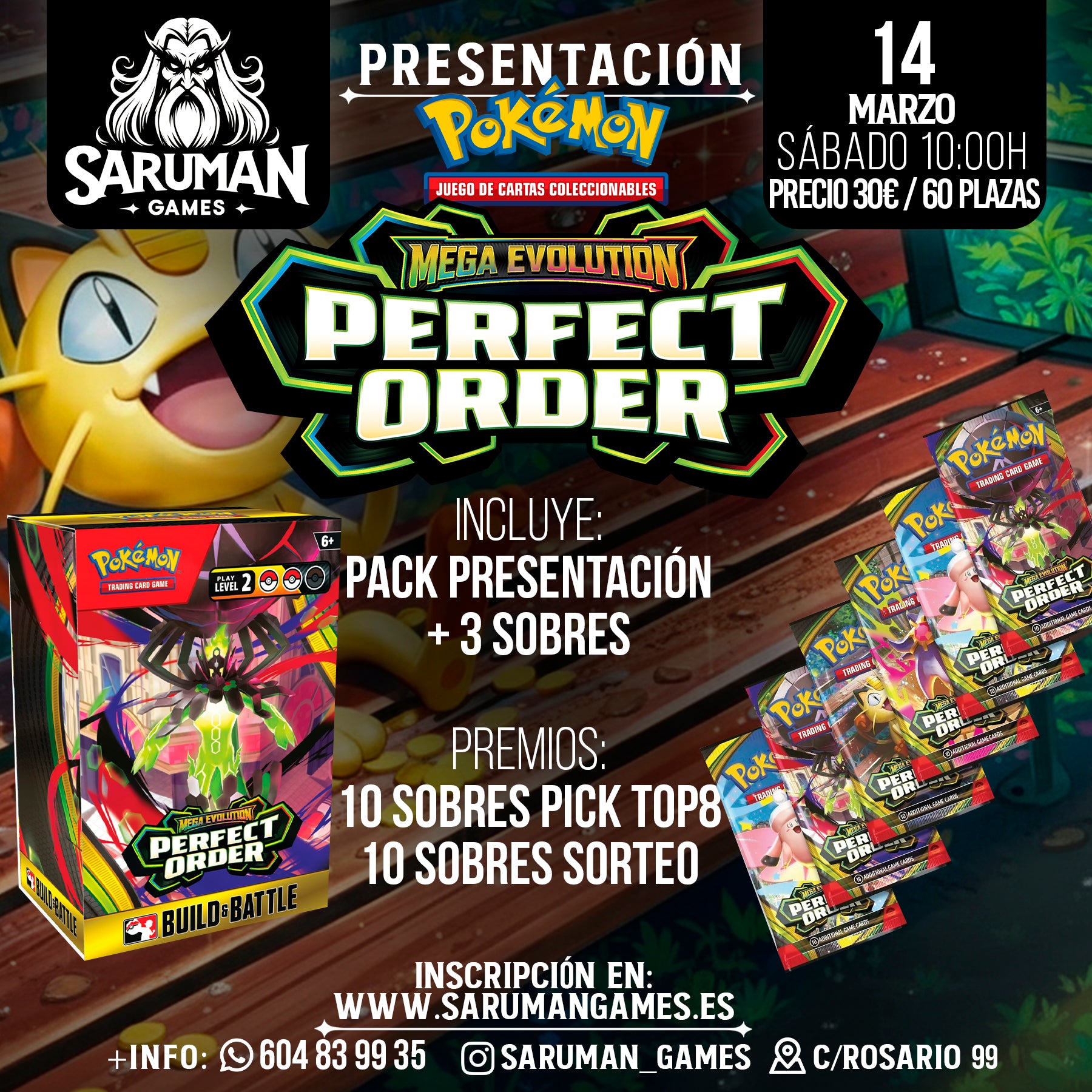 PRESENTACIÓN POKÉMON – MEGA EVOLUTION PERFECT ORDER