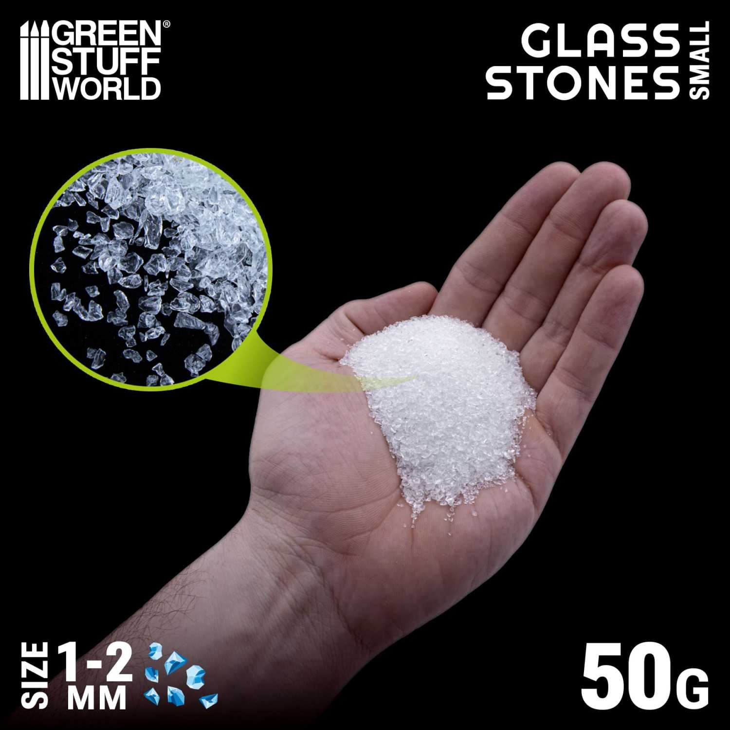 GSW: Piedras de Cristal rotas 1-2mm