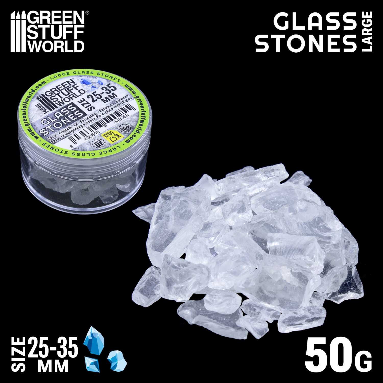 GSW: Piedras de Cristal rotas 25-35mm