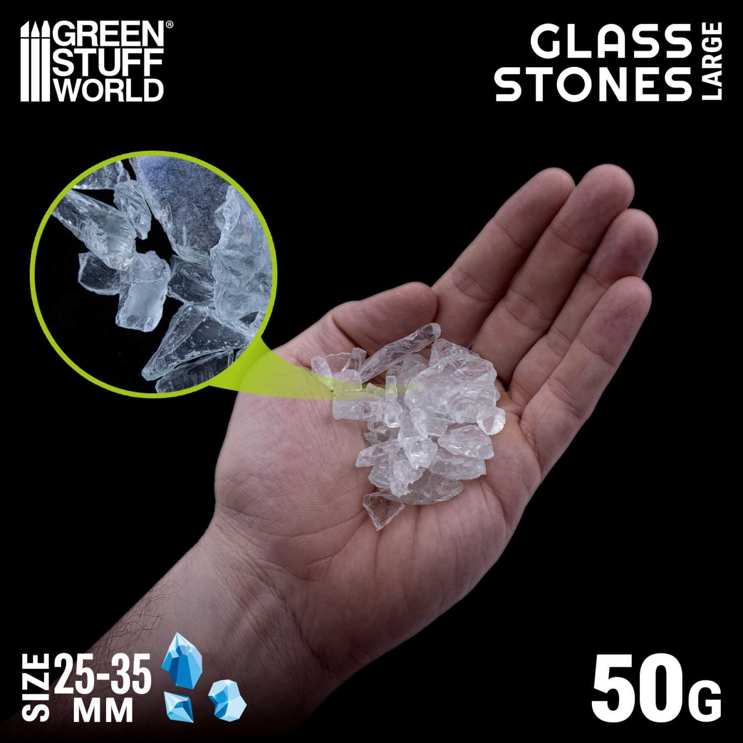 GSW: Piedras de Cristal rotas 25-35mm