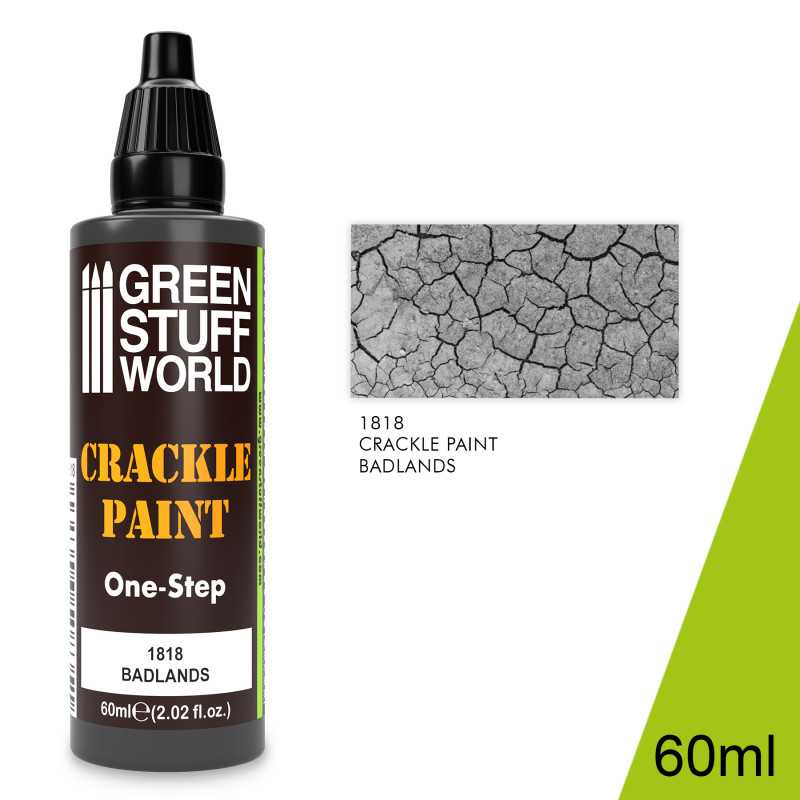 GSW: PINTURA CRAQUELADORA - BADLANDS (GRIS) - 60ml