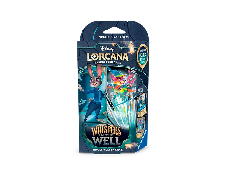 PREPEDIDO - DISNEY LORCANA: WHISPERS IN THE WELL - MAZO ROBIN HOOD Y JUDY