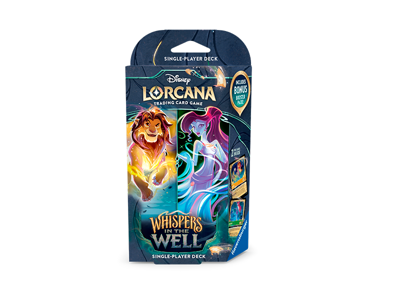 PREPEDIDO - DISNEY LORCANA: WHISPERS IN THE WELL - MAZO SIMBA Y MEGARA