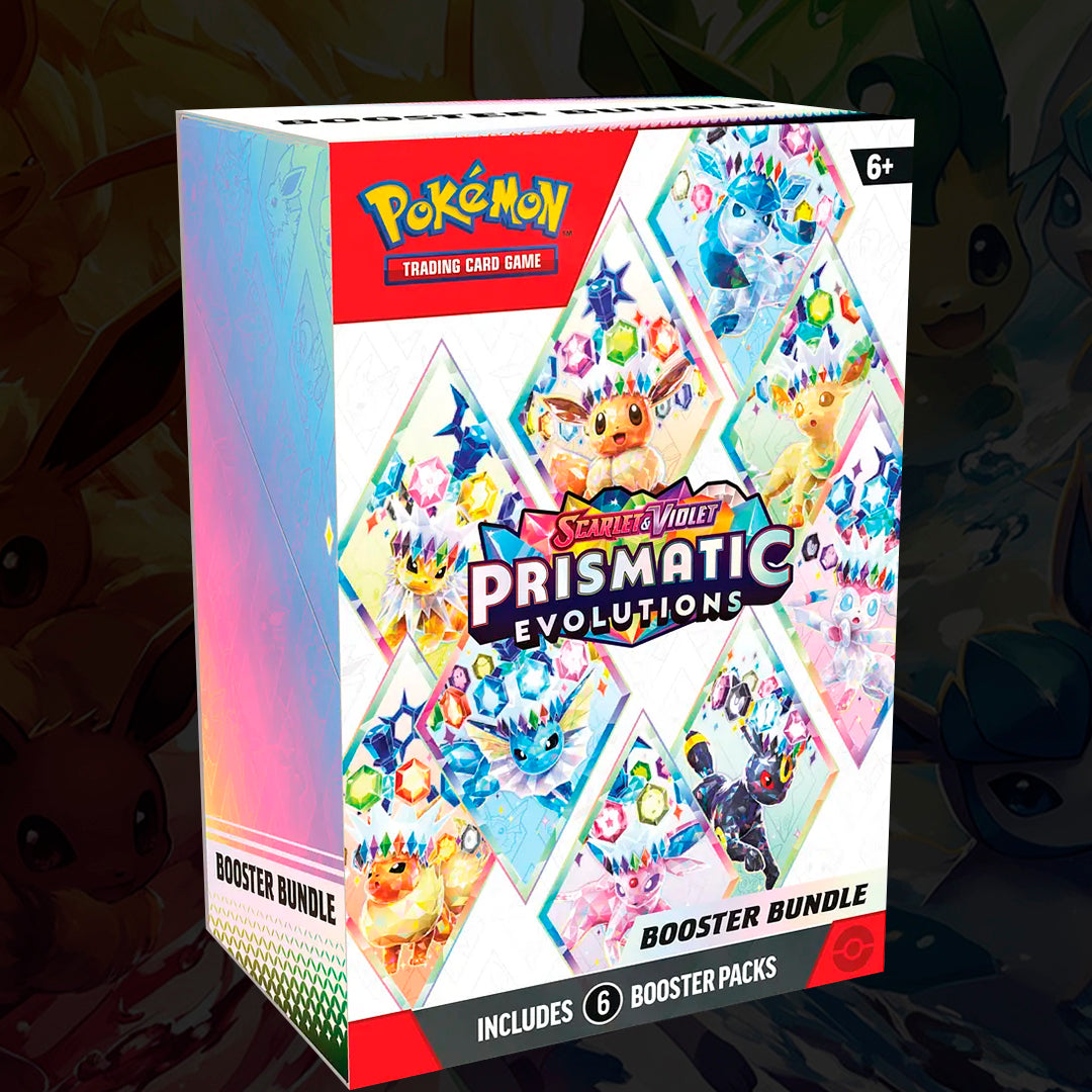 PREPEDIDO POKEMON:  Bundle 6 sobres sv 8.5 Evoluciones Prismáticas Español