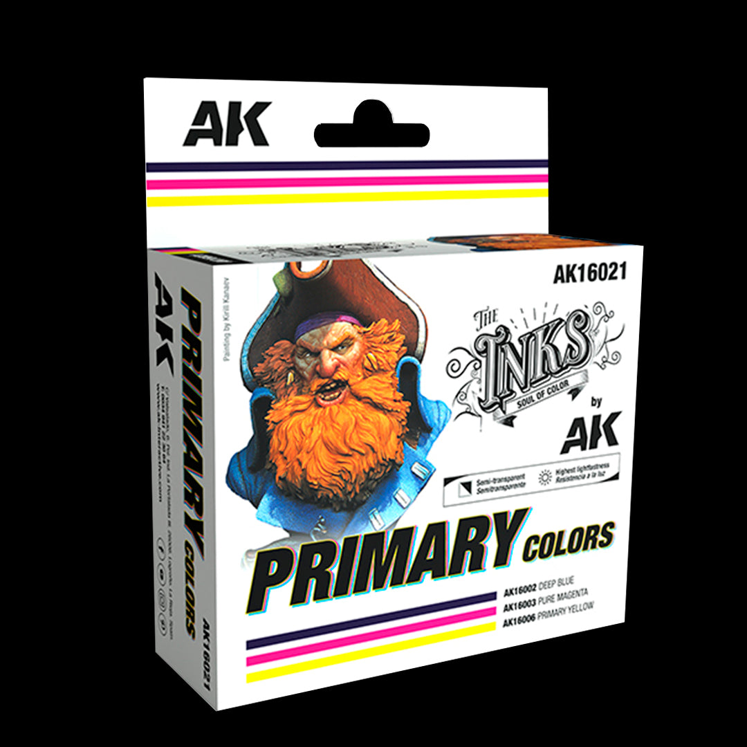 AK: PRIMARY COLORS - SET INKS