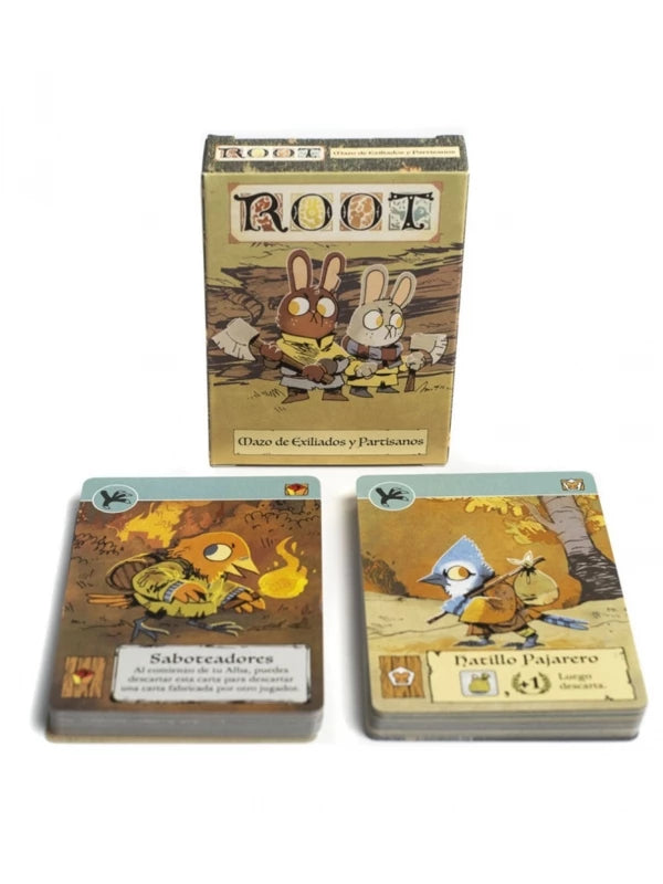 ROOT: EXPANSIÓN - PACK CARTAS DE EXILIADOS Y PARTISANOS - (ESPAÑOL)