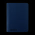 Álbum Vault X Exo-Tec Zip Binder XXL Royal Blue de 16 bolsillos, cubierta azul cerrada en vista frontal.