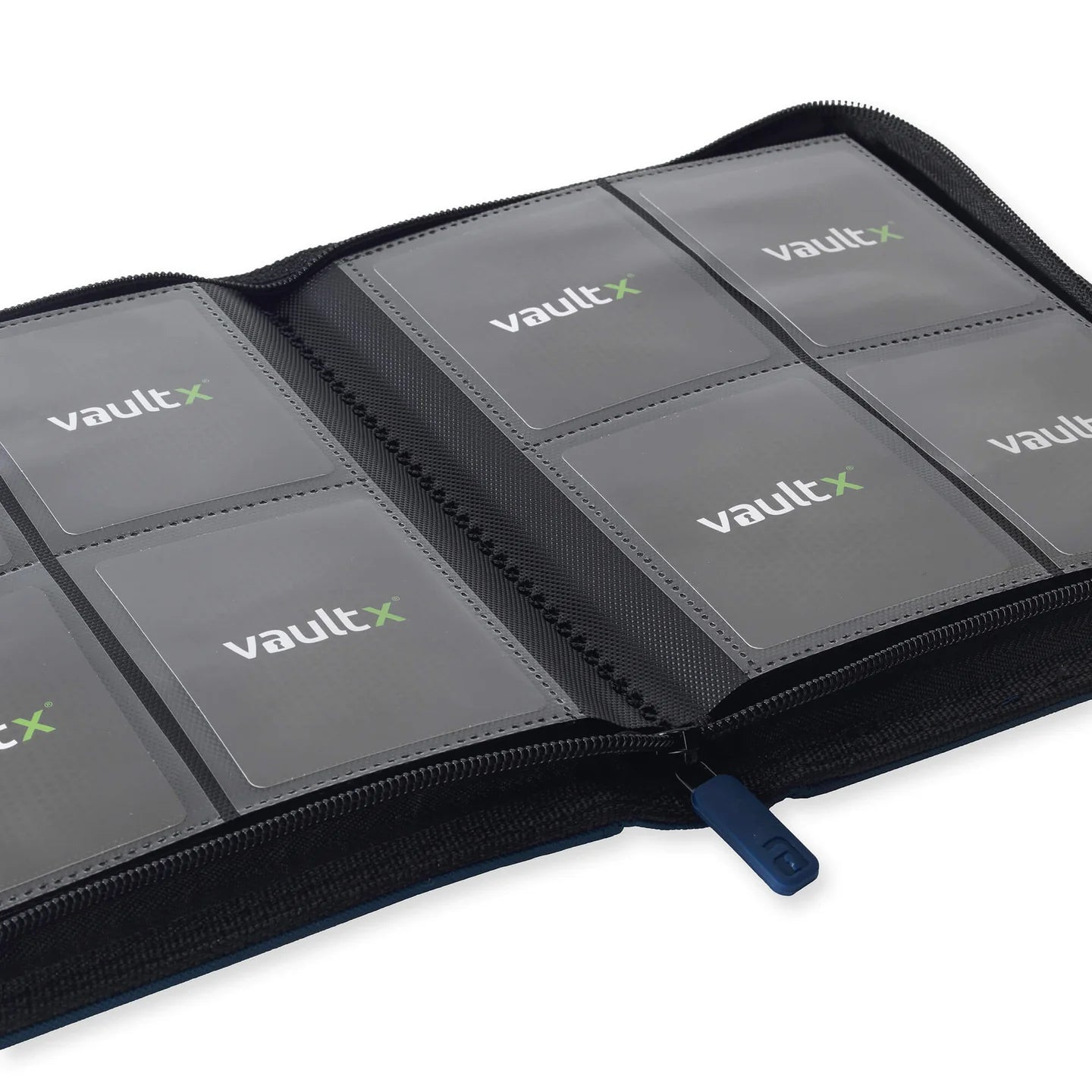 Vault X: Exo-Tec Zip Binder4-Pocket - Royal Blue - (160 huecos)