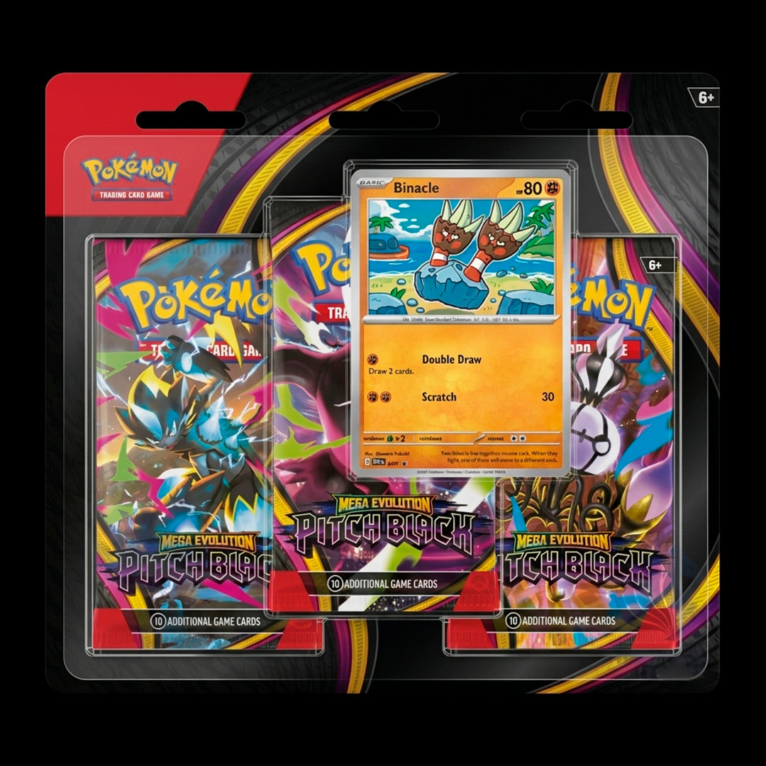 POKEMON JCC MEGAEVOLUCIÓN OSCURIDAD ABSOLUTA 3-PACK BLISTER ESPAÑOL