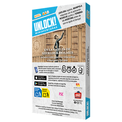 UNLOCK!: MINIAVENTURAS - EN LA CABEZA DE SHERLOCK HOLMES