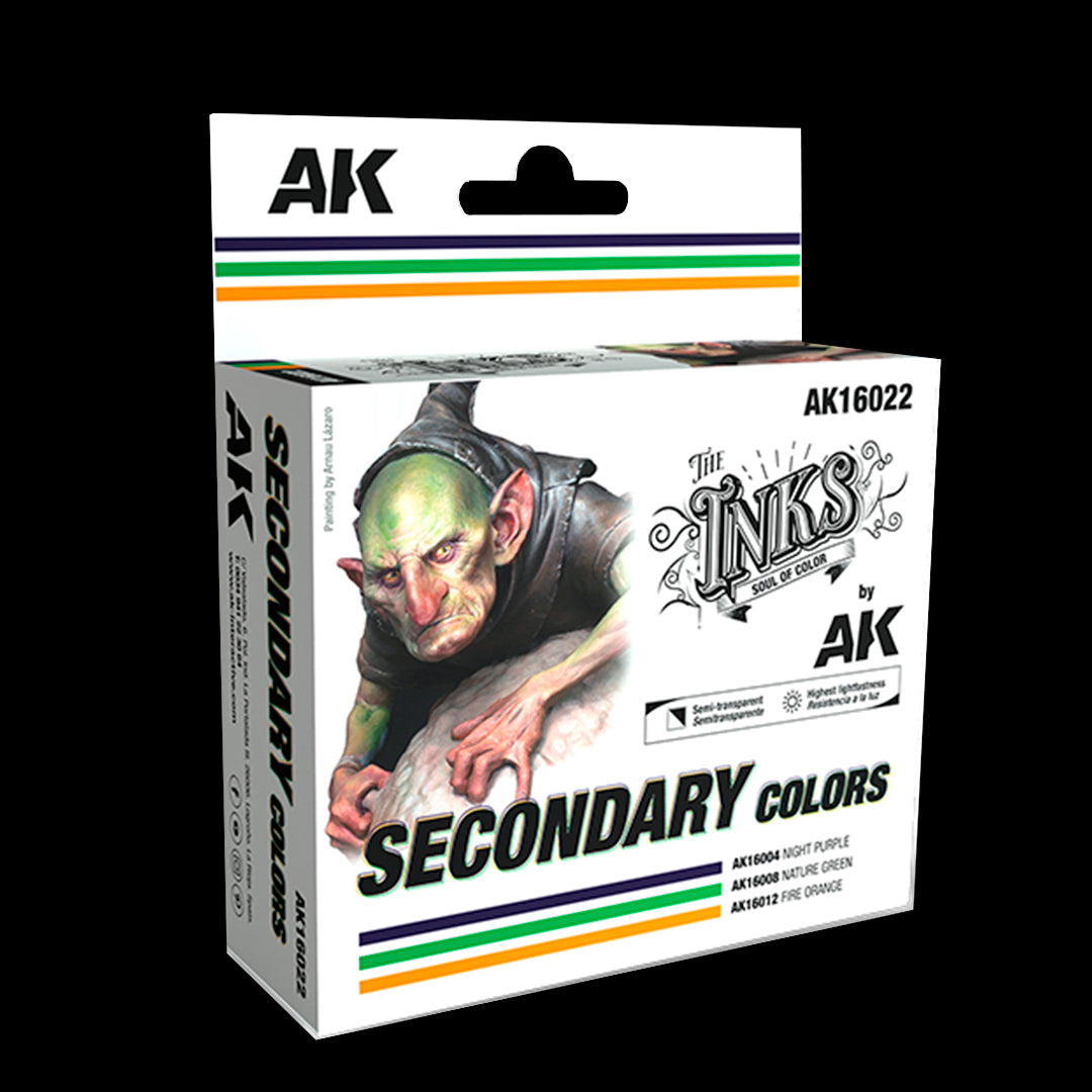 AK: SECONDARY COLORS - SET INKS