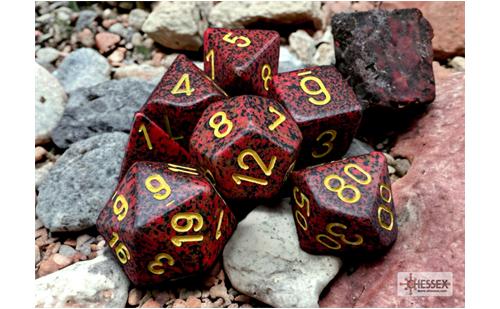 CHESSEX - ROL SET: Speckled Polyhedral 7-Die Set - Mercury