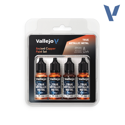 Vallejo Set 4 Colors TMM Cobre Antiguo