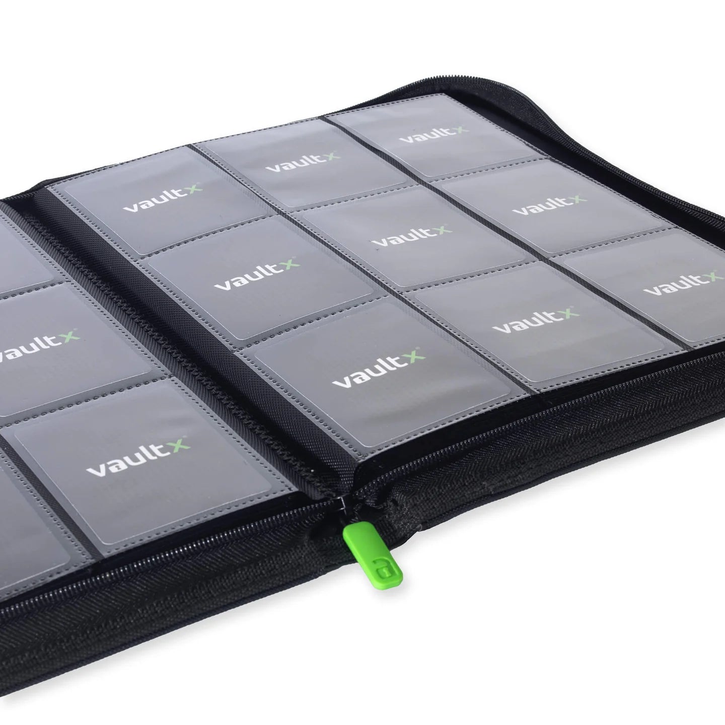 Vault X: Exo-Tec Zip Binder9-Pocket - Black - (360 huecos)