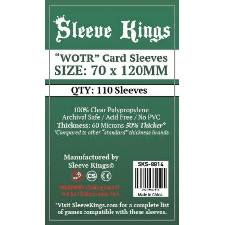 FUNDAS KINGS: &quot;WOTR TAROT&quot; - PREMIUN (70x120mm)