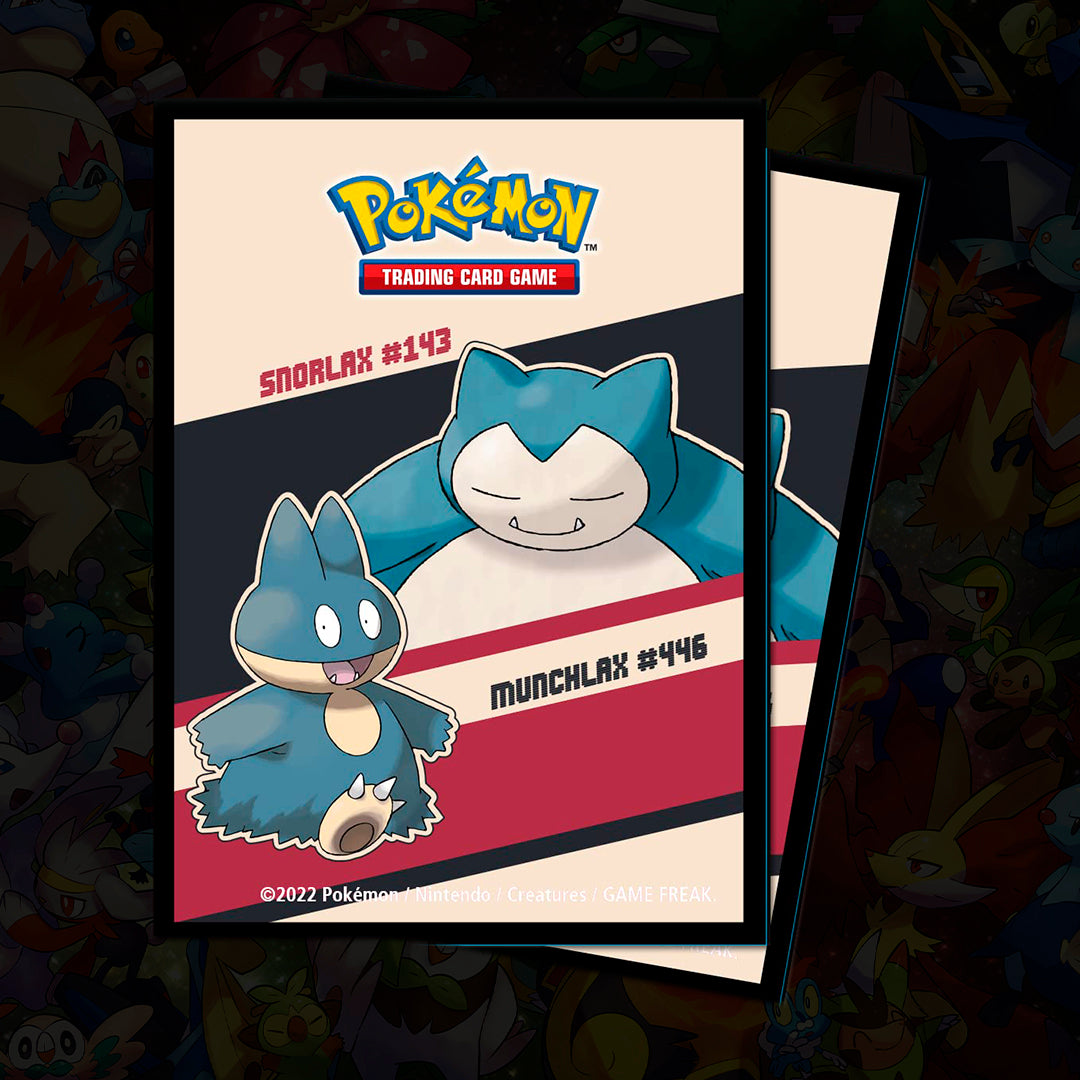 Fundas Standard Snorlax &amp; Munchlax Pokémon Ultra Pro (65 Fundas)