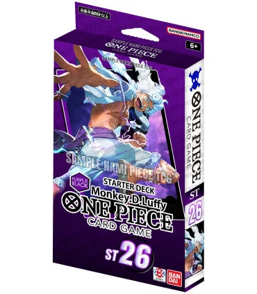 PREPEDIDO ONE PIECE TCG: STARTER DECK - [ST26] PURPLE/BLACK Monkey.D.Luffy