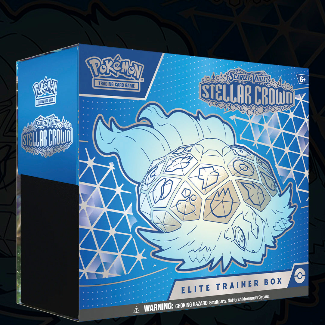 Scarlet &amp; Violet 7 Stellar Crown Elite Trainer Box Inglés