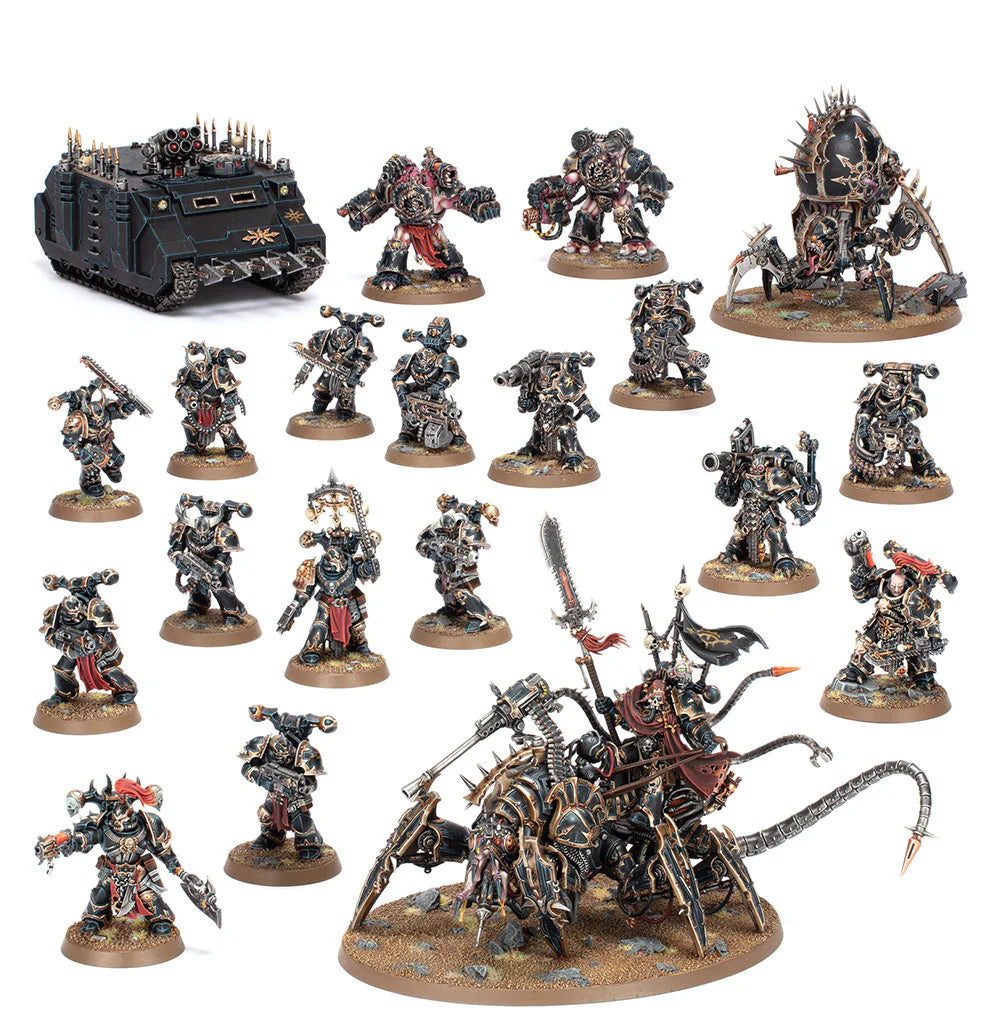 PREPEDIDO - CHAOS SPACE MARINES: HELLFORGED WARBAND BATTLEFORCE