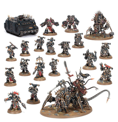 PREPEDIDO - CHAOS SPACE MARINES: HELLFORGED WARBAND BATTLEFORCE