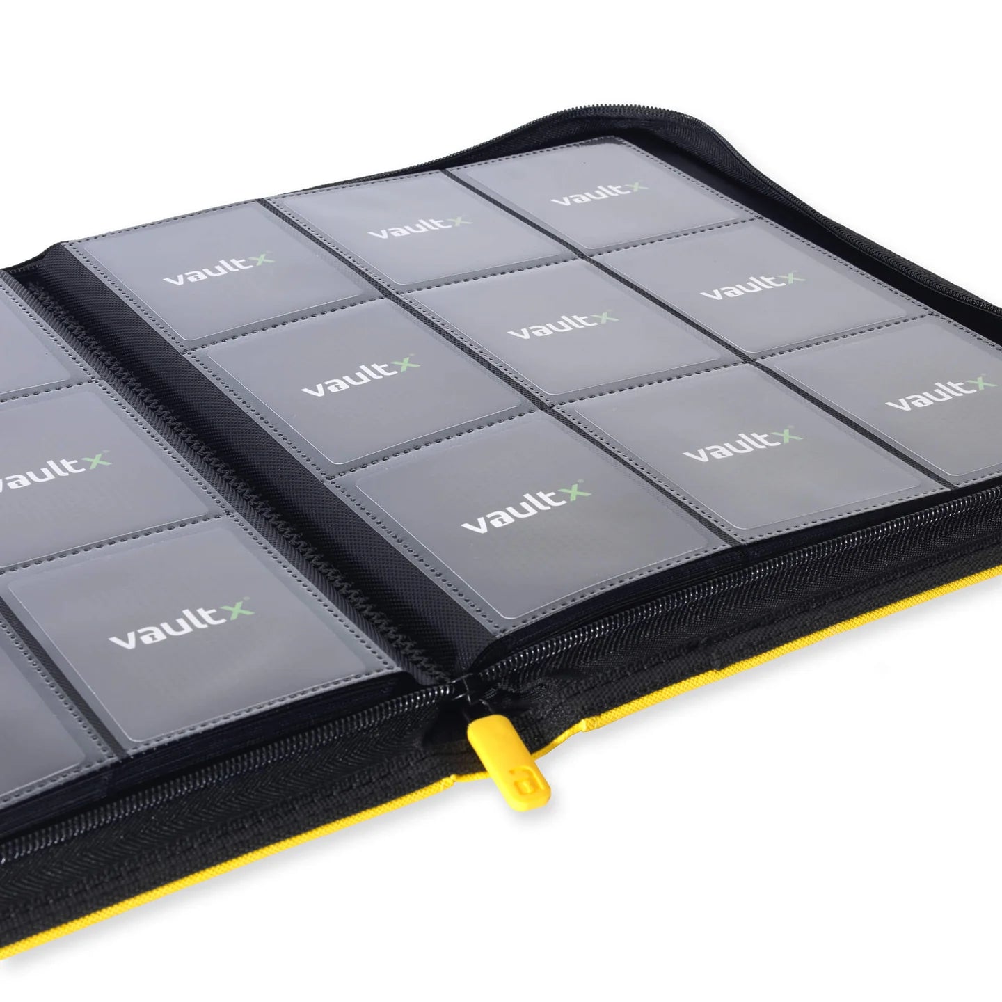 Vault X: Exo-Tec Zip Binder9-Pocket - Yellow - (360 huecos)