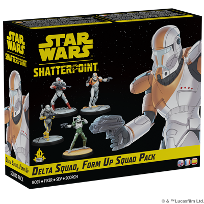 PREPEDIDO - STAR WARS SHATTERPOINT - DELTA SQUAD - FORM UP SQUAD PACK