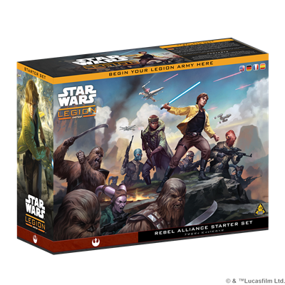 PREPEDIDOS - SW LEGION: REBEL ALLIANCE - STARTER SET