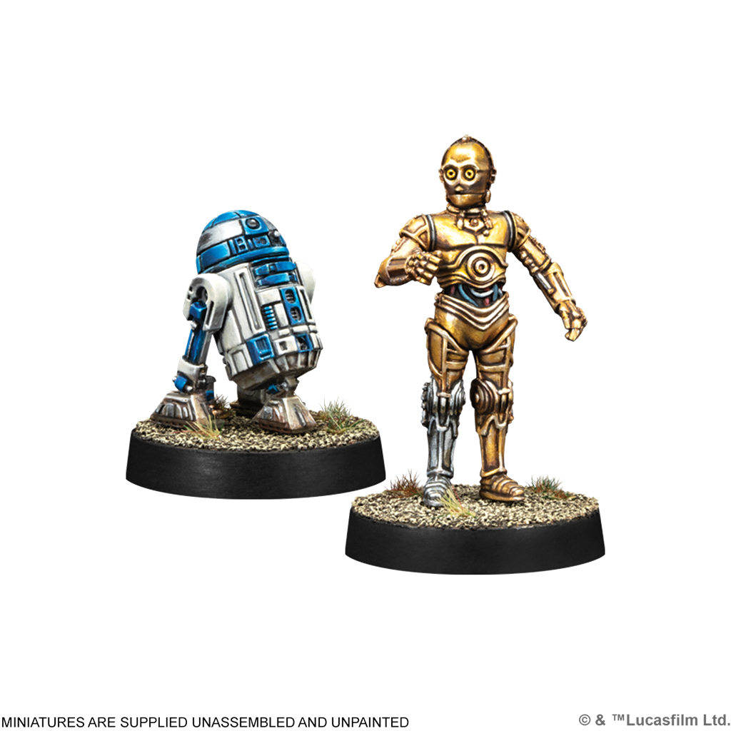 PREPEDIDO - SW LEGION: R2-D2 &amp; C-3PO - OPERATIVE