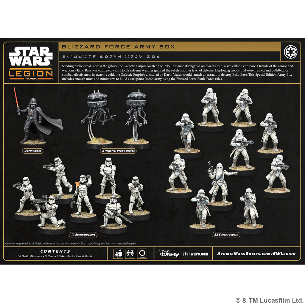 PREPEDIDO - SW LEGION: BLIZZARD FORCE - ARMY BOX