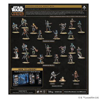 PREPEDIDO - SW LEGION: MANDALORIANS - ARMY BOX