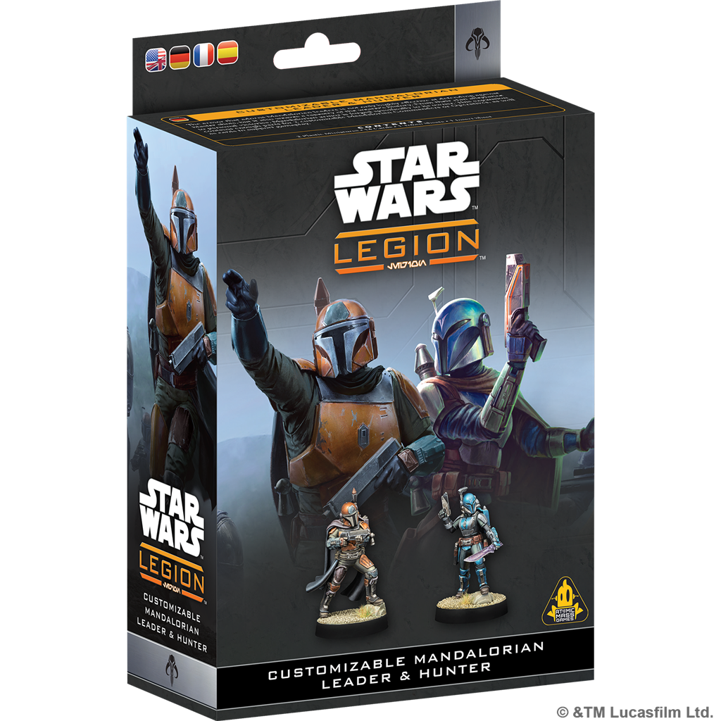 SW LEGION: CUSTOMIZABLE Mandalorian Leader&amp;Hunter