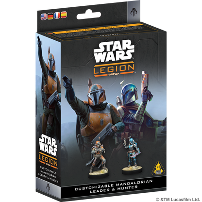 SW LEGION: CUSTOMIZABLE Mandalorian Leader&amp;Hunter