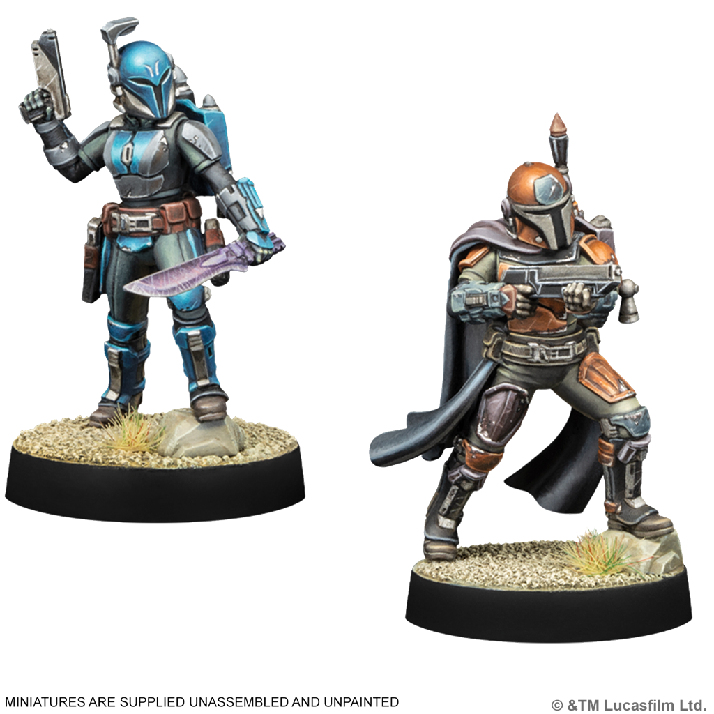 SW LEGION: CUSTOMIZABLE Mandalorian Leader&amp;Hunter