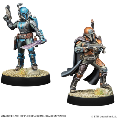 SW LEGION: CUSTOMIZABLE Mandalorian Leader&amp;Hunter