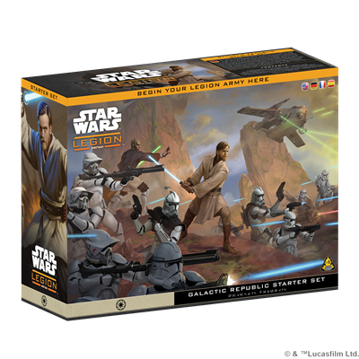 PREPEDIDOS - SW LEGION: GALACTIC REPUBLIC - STARTER SET