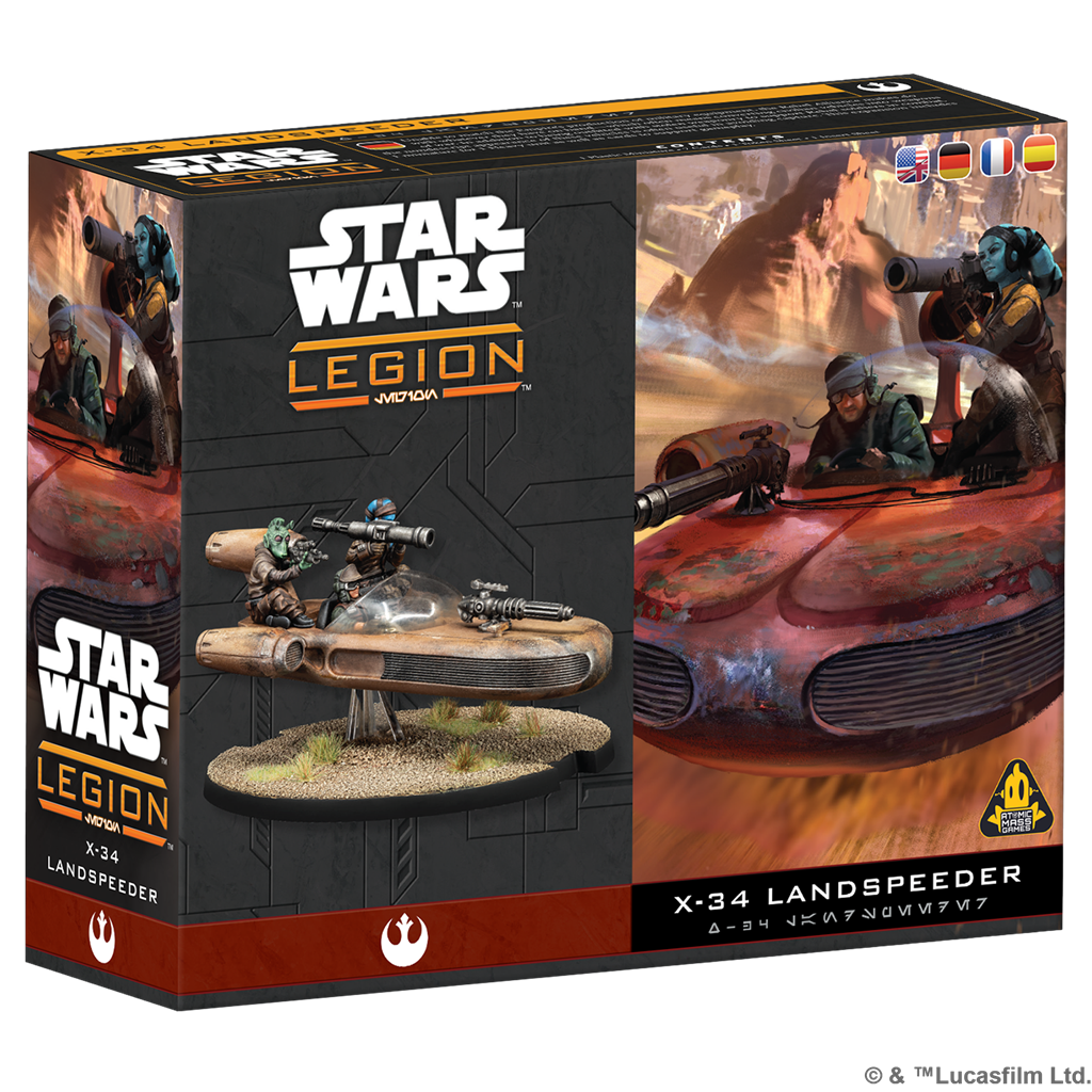 PREPEDIDO - SW LEGION: X-34 LANDSPEEDER