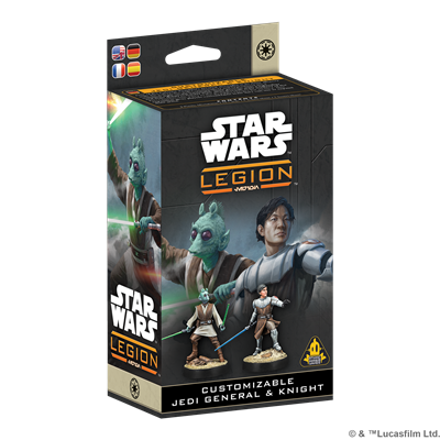 PREPEDIDOS - SW LEGION: CUSTOMIZABLE JEDI GENERAL &amp; KNIGHT