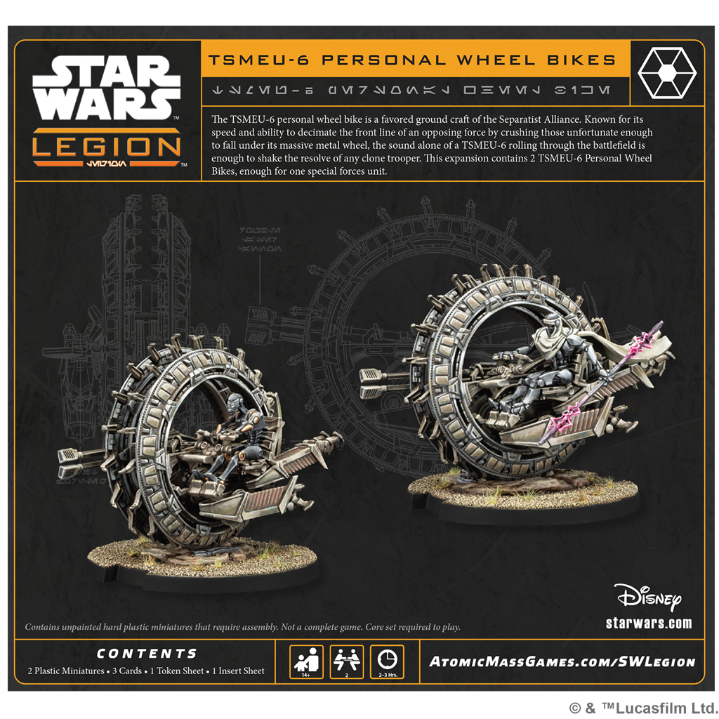 PREPEDIDO - SW LEGION: TSMEU-6 PERSONAL WHEELS BIKES