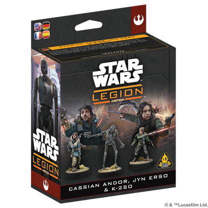 SW LEGION: CASSIAN ANDOR, JYN ERSO &amp; K-2SO