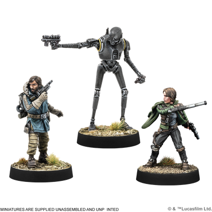 SW LEGION: CASSIAN ANDOR, JYN ERSO &amp; K-2SO