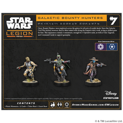SW LEGION: GALACTIC BOUNTY HUNTERS