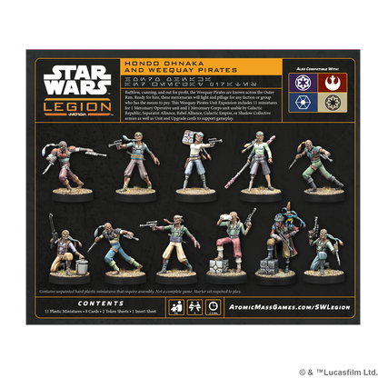PREPEDIDO - SW LEGION: HONDO OHNAKA &amp; THE WEEQUAY PIRATE