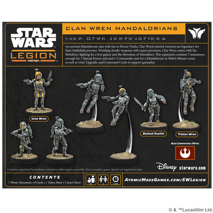 PREPEDIDO - SW LEGION: MANDALORIANS - CLAN WREN