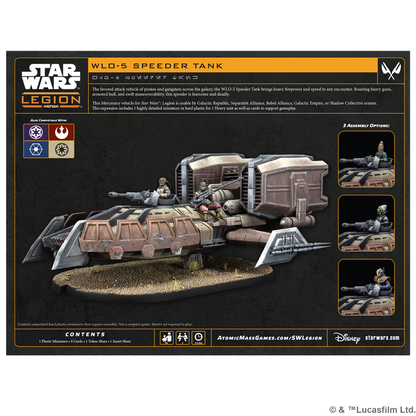 PREPEDIDO - SW LEGION: WL0-5 SPEEDER TANK