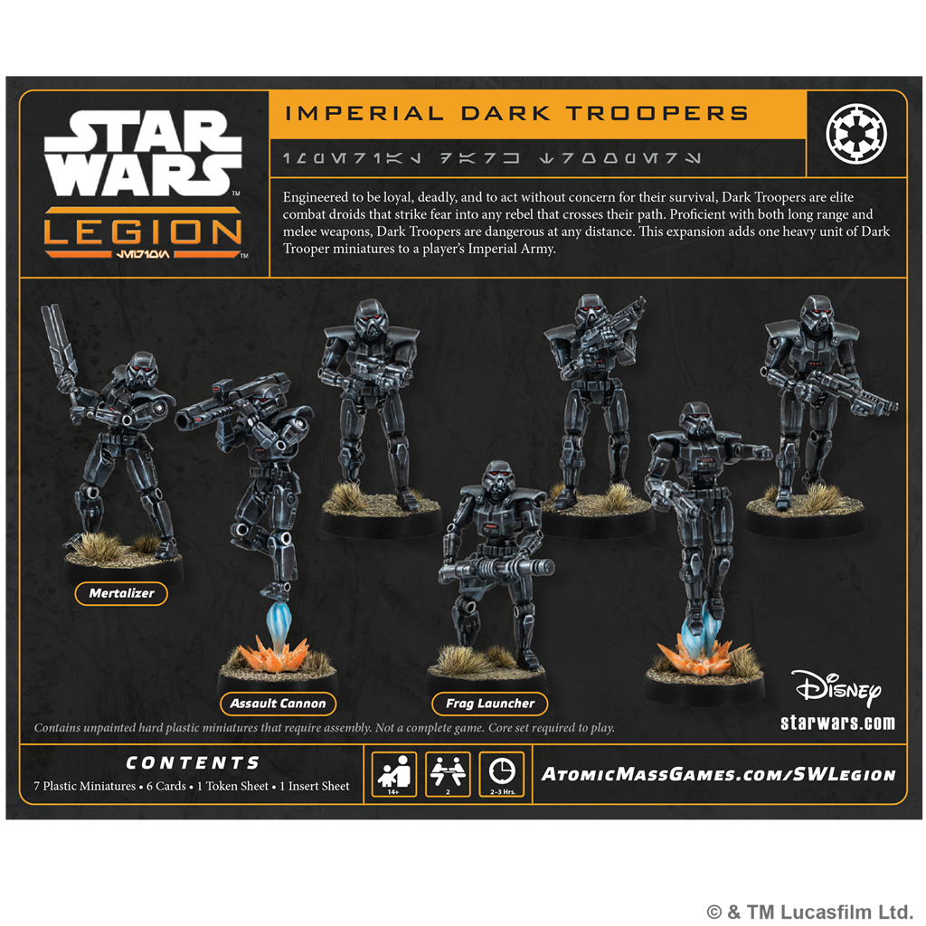 PREPEDIDO - SW LEGION: DARK TROOPERS UNIT