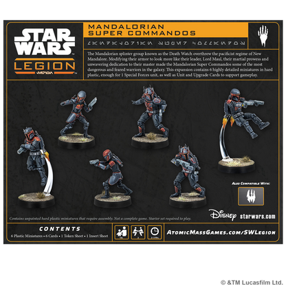 PREPEDIDO - SW LEGION: MANDALORIAN SUPER COMMANDOS